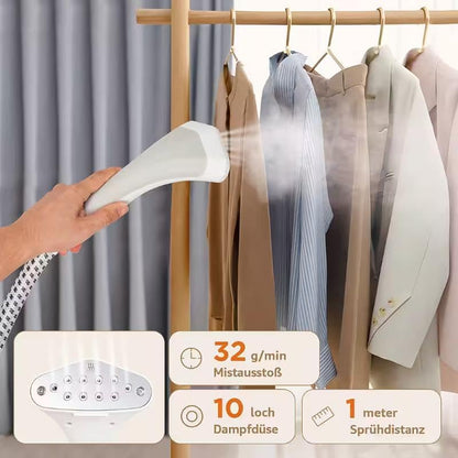 SKY-TOUCH 1800W Vertical Garment Steamer for Clothes,Quick Care with Powerful Steam Upto 35g/min,1.4L Detachable Tank,Glove,Ideal for Delicate Clothes and Long Garments,10 Gear Adjustment