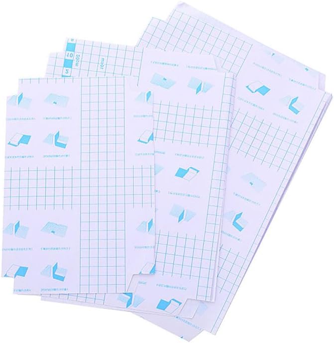 SKY-TOUCH Self-Adhesive Book Cover Film - A4/16K/25K Size(15 Pcs- 3 Different Sizes -5 Each) Eco-Friendly, Waterproof, Scratch-Resistant, DurableClean Easy