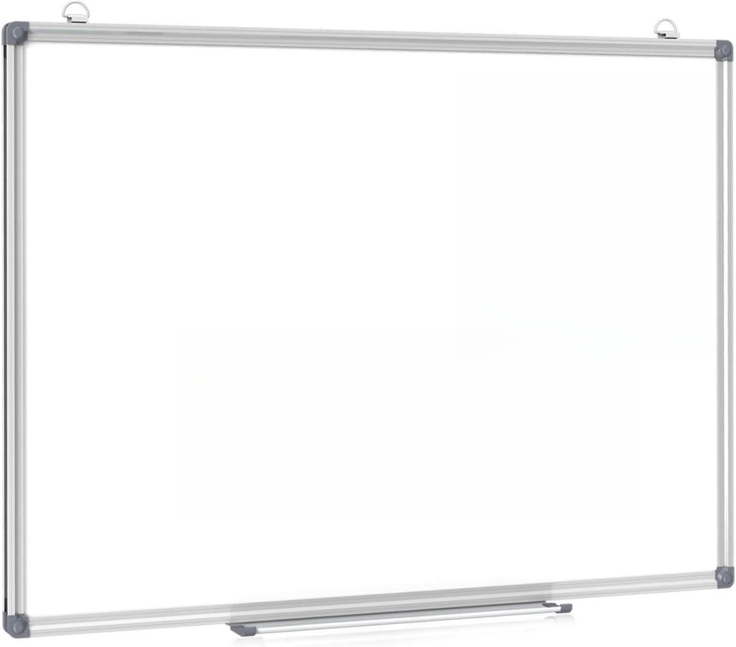 SKY-TOUCH Magnetic Whiteboard 90X120cm, Wall Mounted White Board with Pen Tray, Mountable Dry Erase Wipe Whiteboards for Home Office School Notice Board