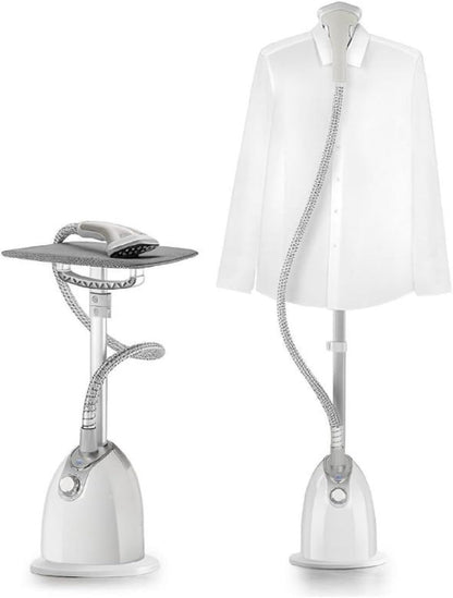 SKY-TOUCH 1800W Vertical Garment Steamer for Clothes,Quick Care with Powerful Steam Upto 35g/min,1.4L Detachable Tank,Glove,Ideal for Delicate Clothes and Long Garments,10 Gear Adjustment