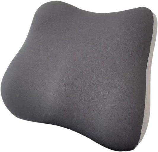 SKY-TOUCH Ergonomic Lumbar Support Pillow, Memory Foam Backrest for Car or Office Chair - Fits Most Seats, Travel, Driving, Lumbar Support Pillow, Back Pain Relief, Improve Posture