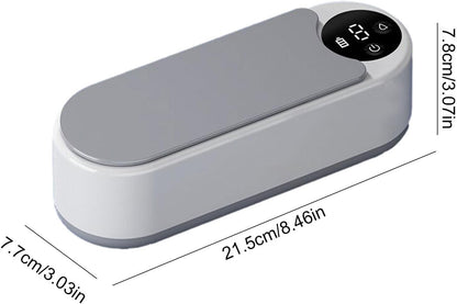 SKY-TOUCH Ultrasonic Cleaner,Professional 500ml Jewelry Cleaner with 45000Hz Frequency, Basket, and 10 Digital Timer Settings for Rings, Glasses, Watches, and Dentures Cleaning