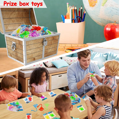 40 Pcs Sticky Hands For Kids Class Valentine Exchange Gift Stretchy Treasure Box Toy Classroom Prize Student Mini Toys Bulk Prize Fillers Slap Hand Party Favor Supplies Goodie Bag Stuffer Boy Girl