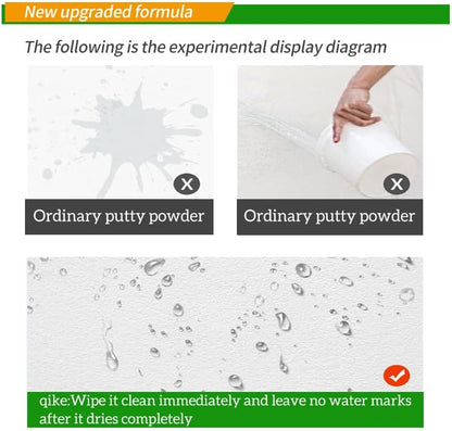 SKY-TOUCH Wall Repair Paste Kit – 250g White Spackle for Cracks & Holes, Fast-Drying, Odorless Putty With Scraper, Sandpaper & Gloves for Smooth Interior Wall Finish