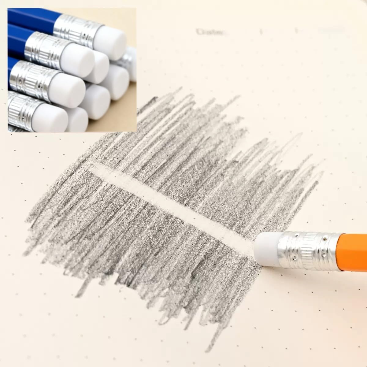 SKY-TOUCH HB hexagonal wood pencil, two set of 24, natural wood pencil set, non-toxic and environmentally friendly, suitable for smooth writing in exams, schools, offices, painting and sketching