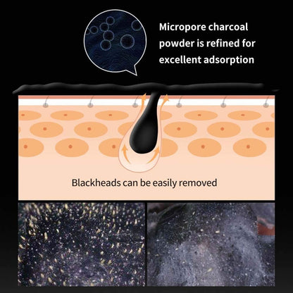 SKY-TOUCH Blackhead Removal Mask Peel Off Facial Black Mask, Purifying Bamboo Charcoal Nose Facial, Removes Blackheads Acne, Deep Pore Cleansing, Skin Brightening for All Skin Types of Men and Women