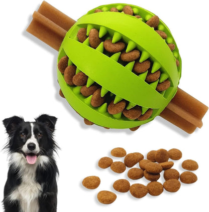 SKY-TOUCH Dog Toy Ball 7cm, Dog Tooth Cleaning Toy, Puppy Teething Chew Toy Balls, Ball Toys for Pet Tooth Cleaning Chewing Fetching Exercise Game IQ Training (Pack of 1)