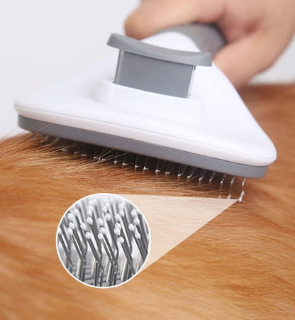 SKY-TOUCH Pet Cat Brush for Shedding and Grooming, Dog Hair Removal Brush, Pet Groomer Shedding Grooming Tools Combs Rakes, Cats Brush for Short or Long Haired Removes Loose Hair & Tangles