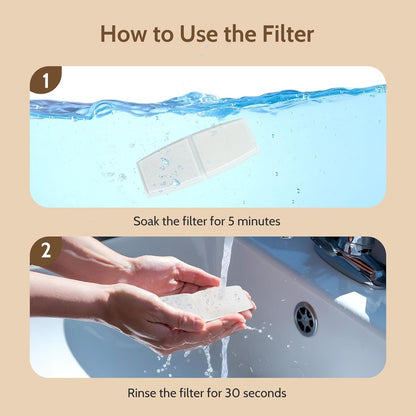 SKY-TOUCH Cat Water Fountain 6 Pieces Filter Element + 2 Sponge Elements, Filter Water Dispenser for Cat and Puppy Replacement Filter Cartridge Filter