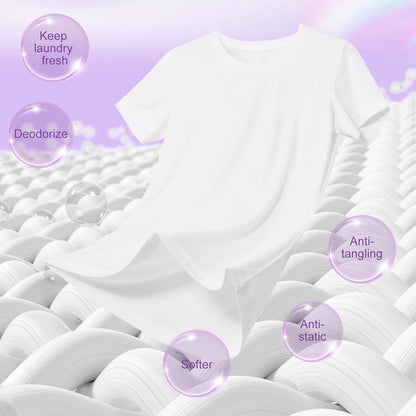 SKY-TOUCH 4 Bottles（1.04KG） Lavender Scent Laundry Booster Beads, Premium Fragrance for Fresh & Soft Clothes, Long-Lasting Scent, Easy Dissolve, No Residue