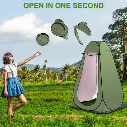 SKY-TOUCH Outdoor Changing Clothes Tent, Pop Up Shower Tent, Portable Folding Toilet Tent with Carry Bag, Beach Dressing Changing Room, Outdoor Tent Suitable for Shower/Toilet/Camping/Beach