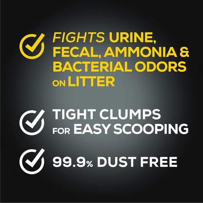 SKY-TOUCH Cat Litter, Fast Clumping, Dust-Free, Strong Odor Control, Low Tracking, Antibacterial Protection, Safe for Pets and People (5kg Lemon)