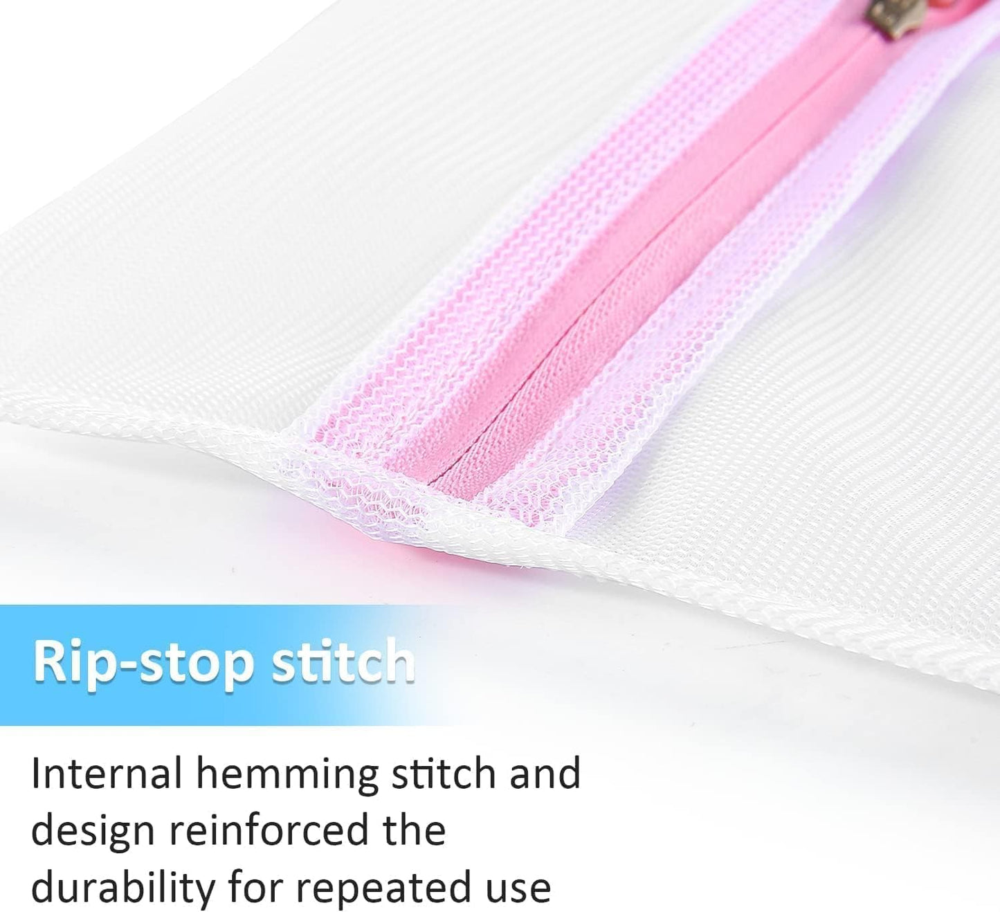 SKY-TOUCH 7-Pack Reusable Mesh Laundry Bags for Delicates – Protect Lingerie, Bras & Baby Clothes, Washing Machine Bag