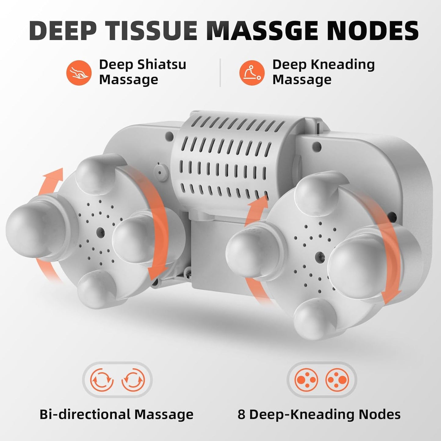 SKY-TOUCH Neck and Shoulder Massager with Heat, Deep Tissue Shiatsu 3D Kneading Massager for Muscle Relaxation & Pain Relief, Ideal for Shoulder, Home and Office, Gifts (Black)