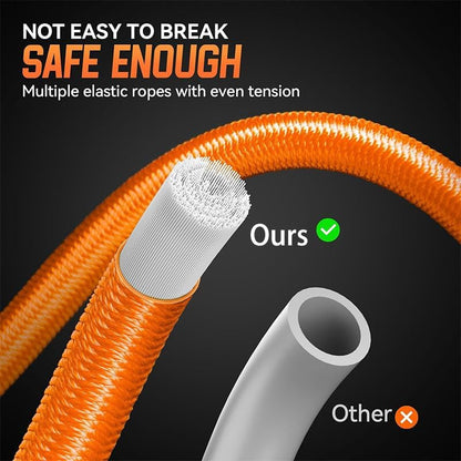 SKY-TOUCH Resistance Bands Set 12 Pcs Anti-Snap Resistance Band Exercise, Heavy Resistance Bands for Working Out, 300LBS Exercise Bands with Handles, Workout Bands for Men,Muscle Training,Yoga.