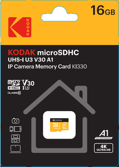 Camera Memory Card, KI330 64GB/128GB microSDXC Memory SD Card,High Speed Micro SD Card for Security Cameras, Dash Cams, Home Surveillance, 4K Video Recording, Fast Data Transfer