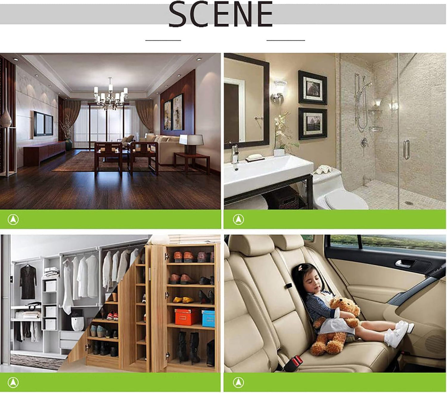 SKY-TOUCH 4 Pack 200g Activated Bamboo Charcoal Bag for Car & Home, Air Purifier, Formaldehyde & Odor Eliminator, Natural Deodorizer, Pet Safe, Dual Use for Home and Car