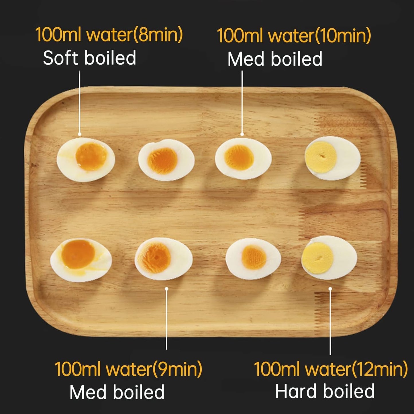 SKY-TOUCH Rapid Electric Egg Cooker, 9 Egg Capacity with 350W Rapid Steam, 304 Stainless Steel Egg Steamer with Cooking Rack and 2 Steaming Bowl for Cook Eggs, Automatically Closed