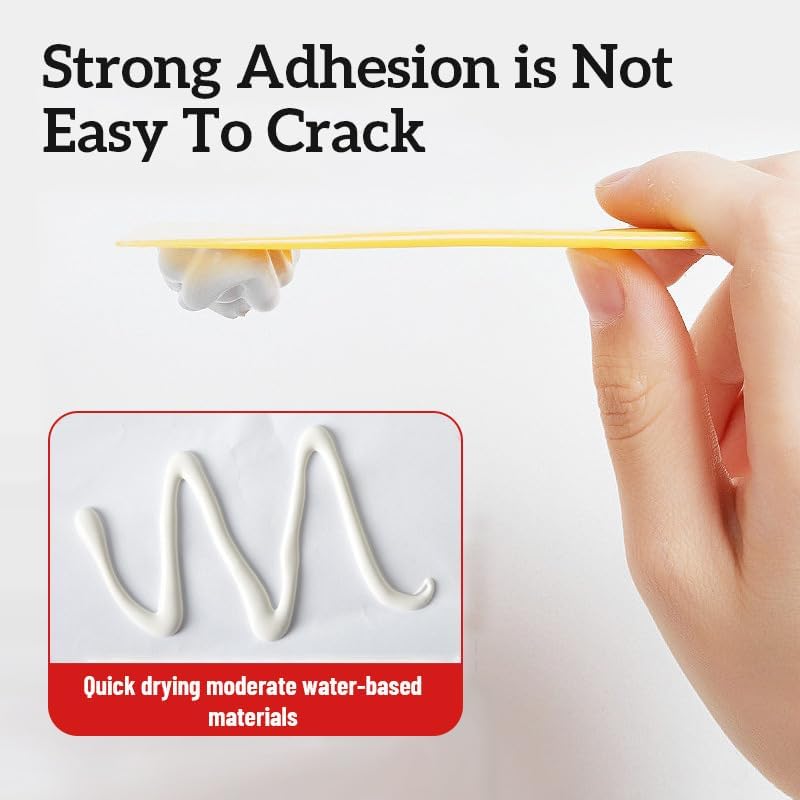 SKY-TOUCH Wall Repair Paste Kit – 250g White Spackle for Cracks & Holes, Fast-Drying, Odorless Putty With Scraper, Sandpaper & Gloves for Smooth Interior Wall Finish