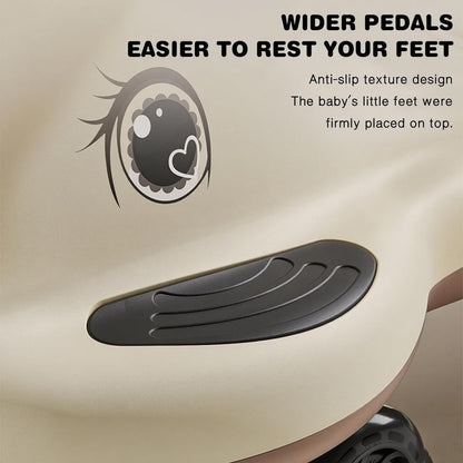 SKY-TOUCH Children's Twist and Swing Car with LED Wheels, Lights and Music, Twist, Spin, and Swing Control, Durable Rocking Car, Ride-On Toy, Suitable for Boys and Girls Ages 3+, Kid's Birthday Gift