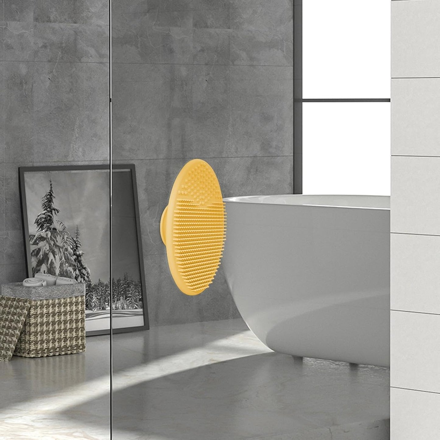 SKY-TOUCH 3PCS Silicone Baby Shampoo Brush, Gentle Scalp Comb for Cradle Cap, Soft Baby Hair Brush, Safe and Comfortable for Newborn Bathing