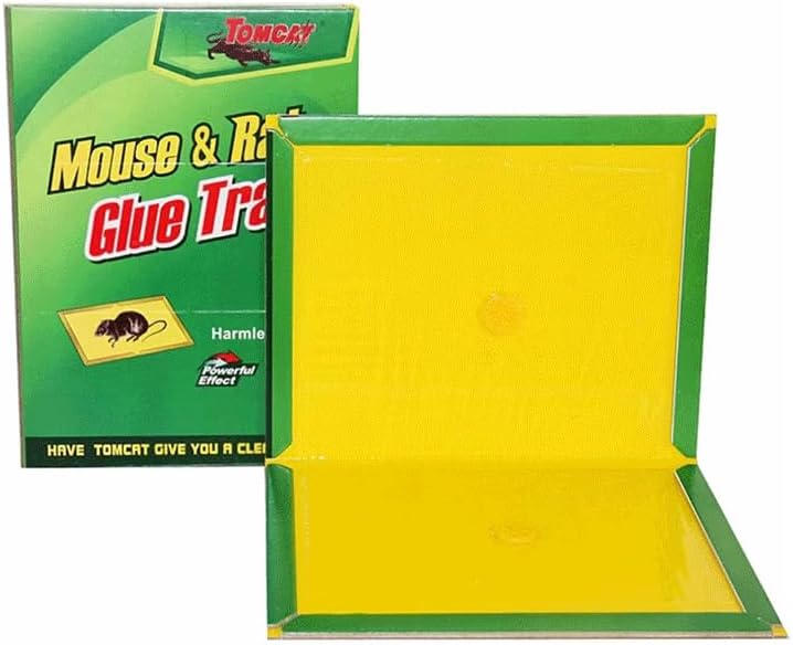 SKY-TOUCH 15pcs Mouse Glue Traps – Strong Adhesive Rodent Catcher, Powerful and Effective Mouse Sticky Boards for Home and Office Pest Control