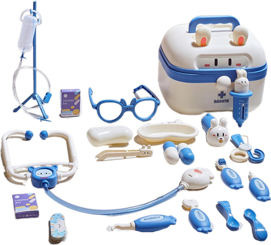 SKY-TOUCH Doctor Kit for Toddlers,Simulation Medical Suitcase Toy Set, Simulation Suitcase Toy with Realistic Tools,Children Role Play Doctor, Multifunctional Medical Tool.