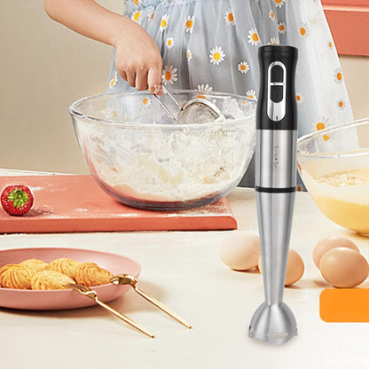 SKY-TOUCH 700W Handheld Immersion Blender, 2-Speed Electric Stick Blender with Double Stainless Steel Blades, Chopper, Whisk, Beaker for Juices, Baby Food, Soups, and Sauces - Black, 36.5*6.5*6.5cm