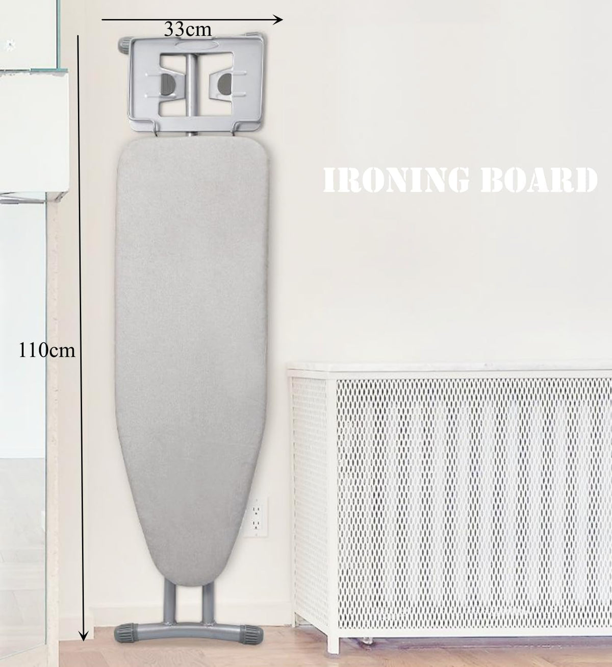 Ironing Base SKY-TOUCH Ironing Board 110x33cm, Folding Ironing Stand with Jumbo Iro ...