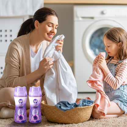 SKY-TOUCH 4 Bottles（1.04KG） Lavender Scent Laundry Booster Beads, Premium Fragrance for Fresh & Soft Clothes, Long-Lasting Scent, Easy Dissolve, No Residue