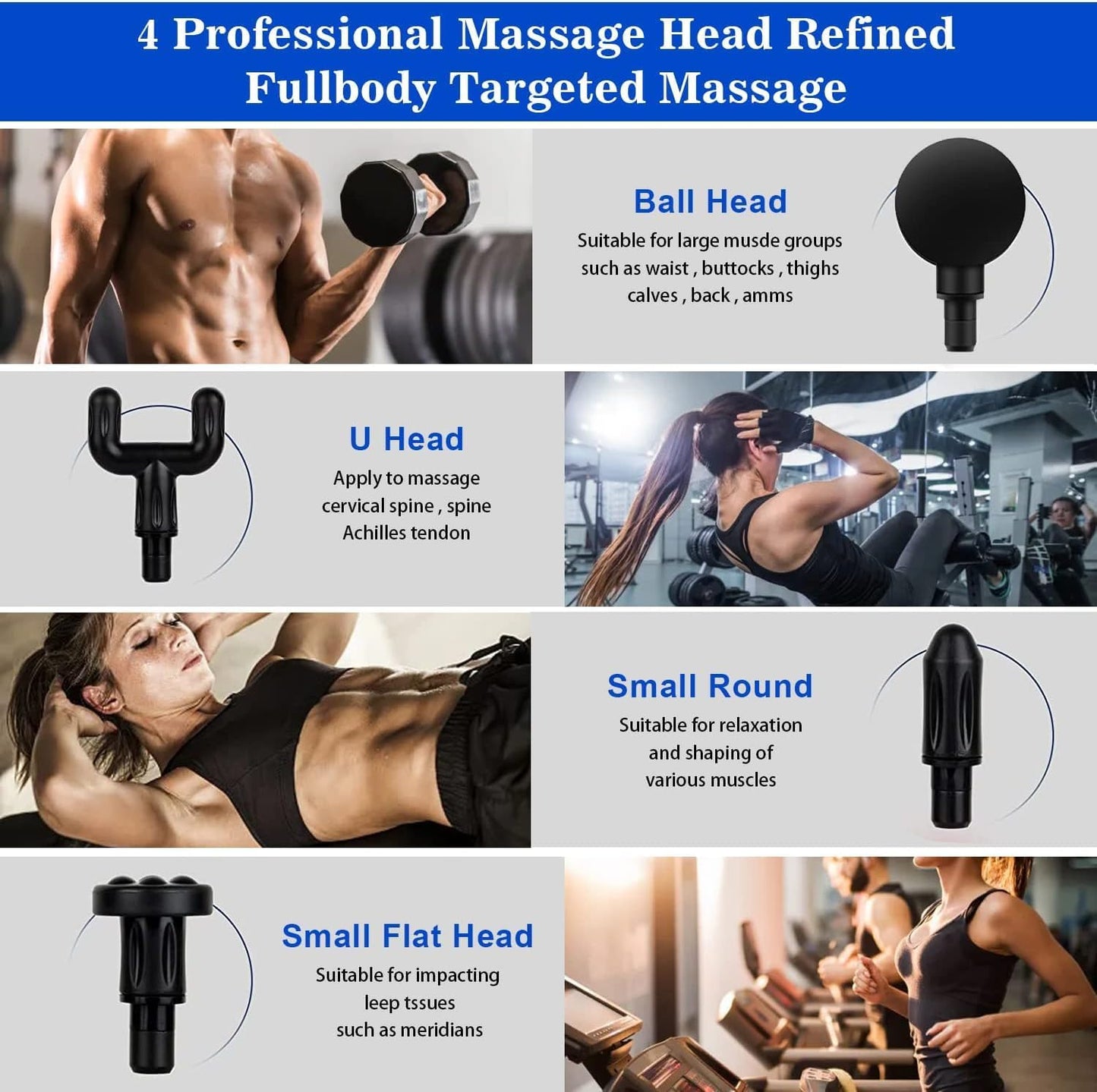 SKY-TOUCH Massage Gun,Professional Muscle Percussion Massager with 6 Speeds,Quiet Portable Electric Massager for Shoulder, Body,Back,and Physiotherapy,Compact Cordless Design,19x13x4.5cm (Black)