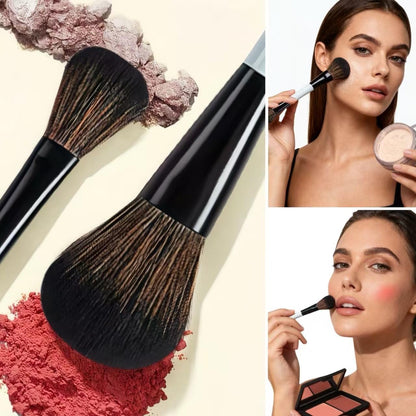 SKY-TOUCH 10 PCS Makeup Brush Set, Soft Double Sided Foundation Contour Blush Highlight Blending Eyebrow Brush Eyeshadow Eyeliner Concealer Brush Beauty Tools, Bright Cyan