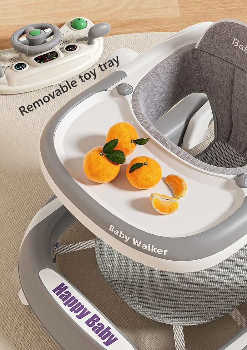 Baby walker with food tray online