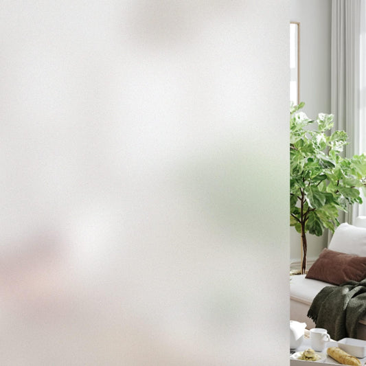 SKY-TOUCH Frosted Window Film : Removable Static Cling One Way Privacy Window Film Sun Blocking Heat Control Anti UV Peep-Proof for Home Office Bathroom Glass Door Window