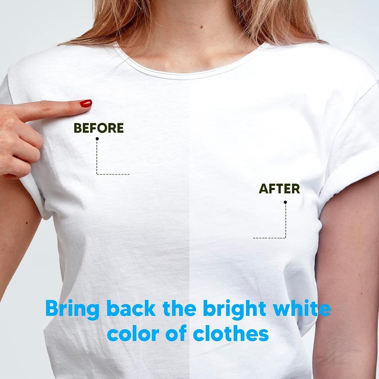 SKY-TOUCH Laundry whitening tablets, color-catching sheets, and stain removers effectively prevent clothes from turning gray or yellow | Home and laundry essentials 10 tablets