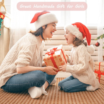 SKY-TOUCH Charm Bracelet Making Kit for Girls, 68pcs DIY Jewelry Making Kits with Box, Gift for Girls Craft Toys Birthday Christmas Toys Age 6-12