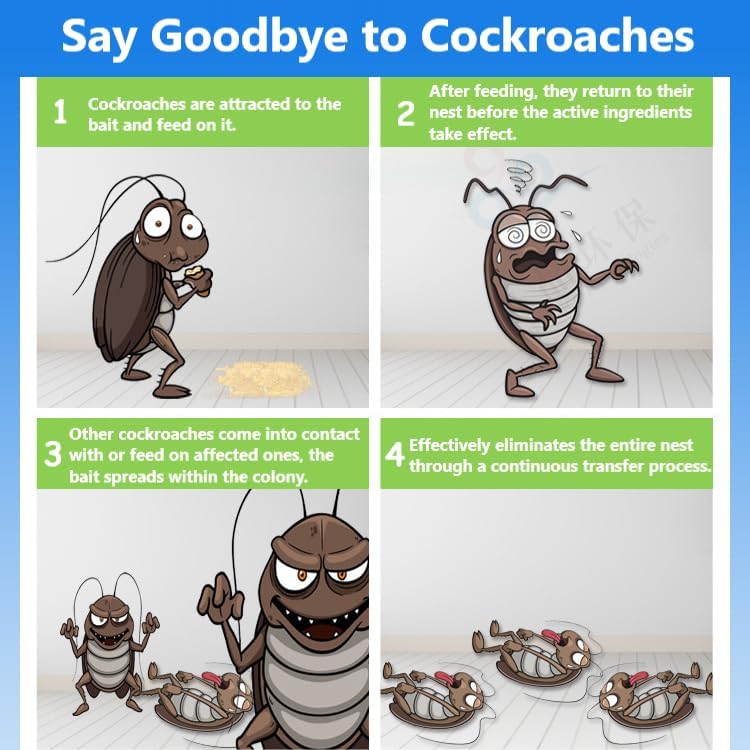 25pcs Cockroach physical sticky board