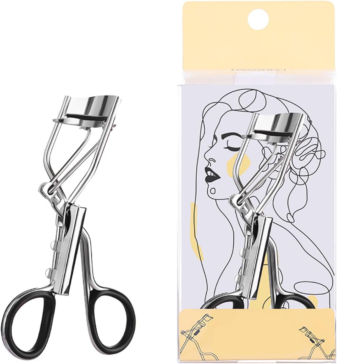 SKY- TOUCH Eyelash Curling Device, Portable Curling Controller, Equipped With Thick Circular Silicone Pad, Suitable for Precise Curling Control Of All Eye Shapes