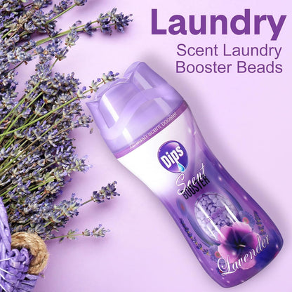 SKY-TOUCH 4 Bottles（1.04KG） Lavender Scent Laundry Booster Beads, Premium Fragrance for Fresh & Soft Clothes, Long-Lasting Scent, Easy Dissolve, No Residue