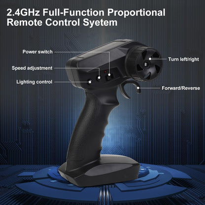 SKY-TOUCH 1:20 scale high speed remote control car, 2.4GHz high speed all terrain off-road remote control truck, boy car toy, waterproof electric car, durable toy gift, suitable for boys aged 6-14.