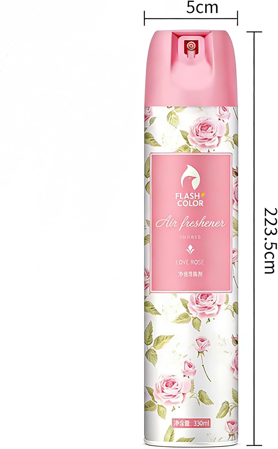 SKY-TOUCH Rose Blossom Air Freshener Spray 330ml - Long-Lasting Fragrance, Odor Neutralizer & Air Purifier for Home & Office