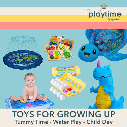 MAGIFIRE Wooden Toddler Puzzles Gifts Toys for 1 2 3 Year Old Boys Girls Baby Infant Kid Learning Educational 6 Animal Shape Jigsaw Eco Friendly Child Kid Montessori Stem Travel Toy