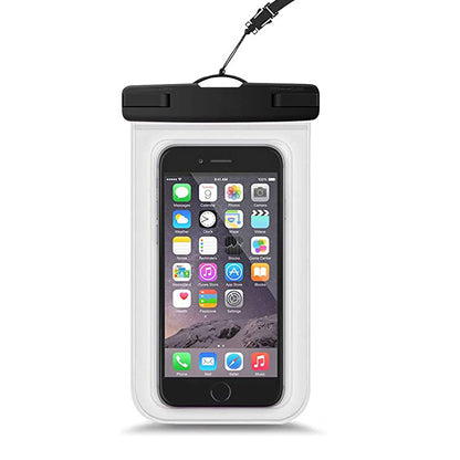 SKY-TOUCH 1 PACK Universal Waterproof Phone Case, with Neck Strap and Touchscreen for Swimming & Outdoor, 7'' Compatible with Mobile Phone, Black