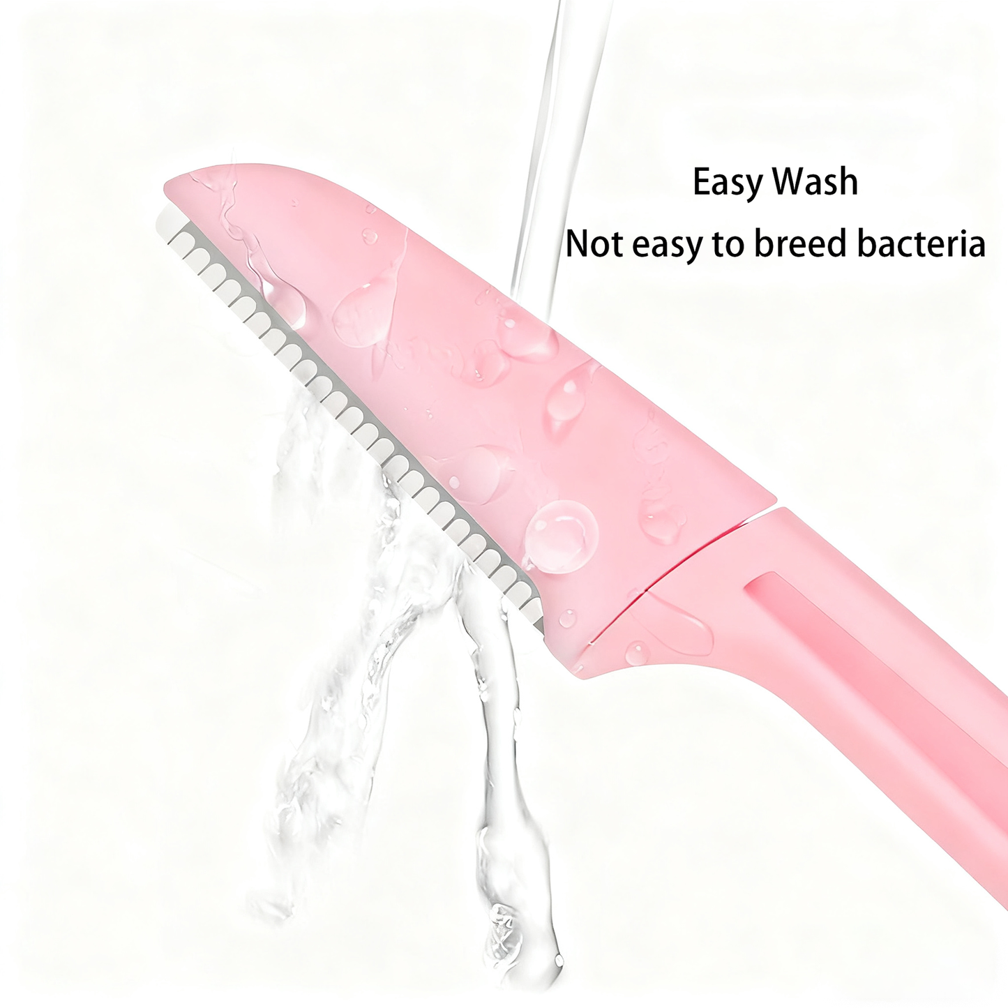 SKY- TOUCH 4Pcs Foldable Eyebrow Trimmer Set, Portable And Gentle Hair Removal Tool, Stainless Steel Shaver for Facial Hair, Hand/Foot, And Body Hair Removal