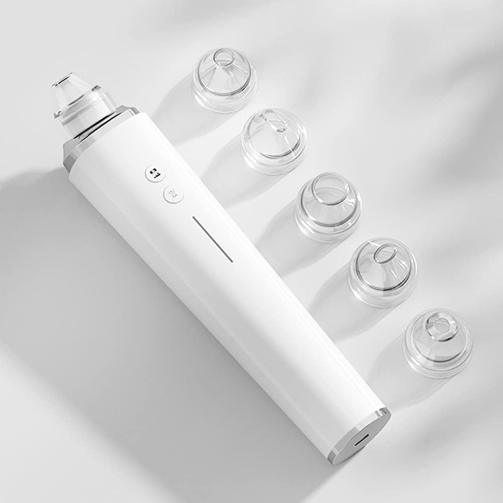 SKY-TOUCH Blackhead Remover Pore Vacuum with HD Camera, WiFi Visible Facial Pore Cleanser, Electric Blackhead Suction Tool with 6 Suction Heads & 3 Modes, USB Rechargeable