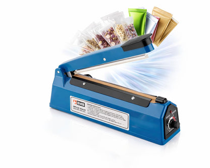 SKY-TOUCH Heat Sealer Pulse-type Manual Heat Sealing Machine, 20cm Plastic Bag Sealing Machine, Suitable for PP, PE Plastic Bags, and Food Aluminum Foil Bags