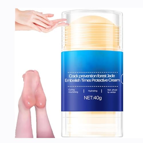 SKY-TOUCH Foot & Hand Repair Stick – Moisturizing Balm for Dry, Cracked Skin, Enriched with Vitamin E & Squalane, 40g, Protective Barrier for Soft, Smooth Skin
