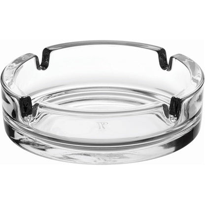 SKY-TOUCH Glass Ashtrays Round Transparent Ashtrays Portable Modern Desktop Containers Suitable for Home Offices, Hotels, Cafes | Durable Desktop Smoking Accessory 10.6cm * 3.5cm