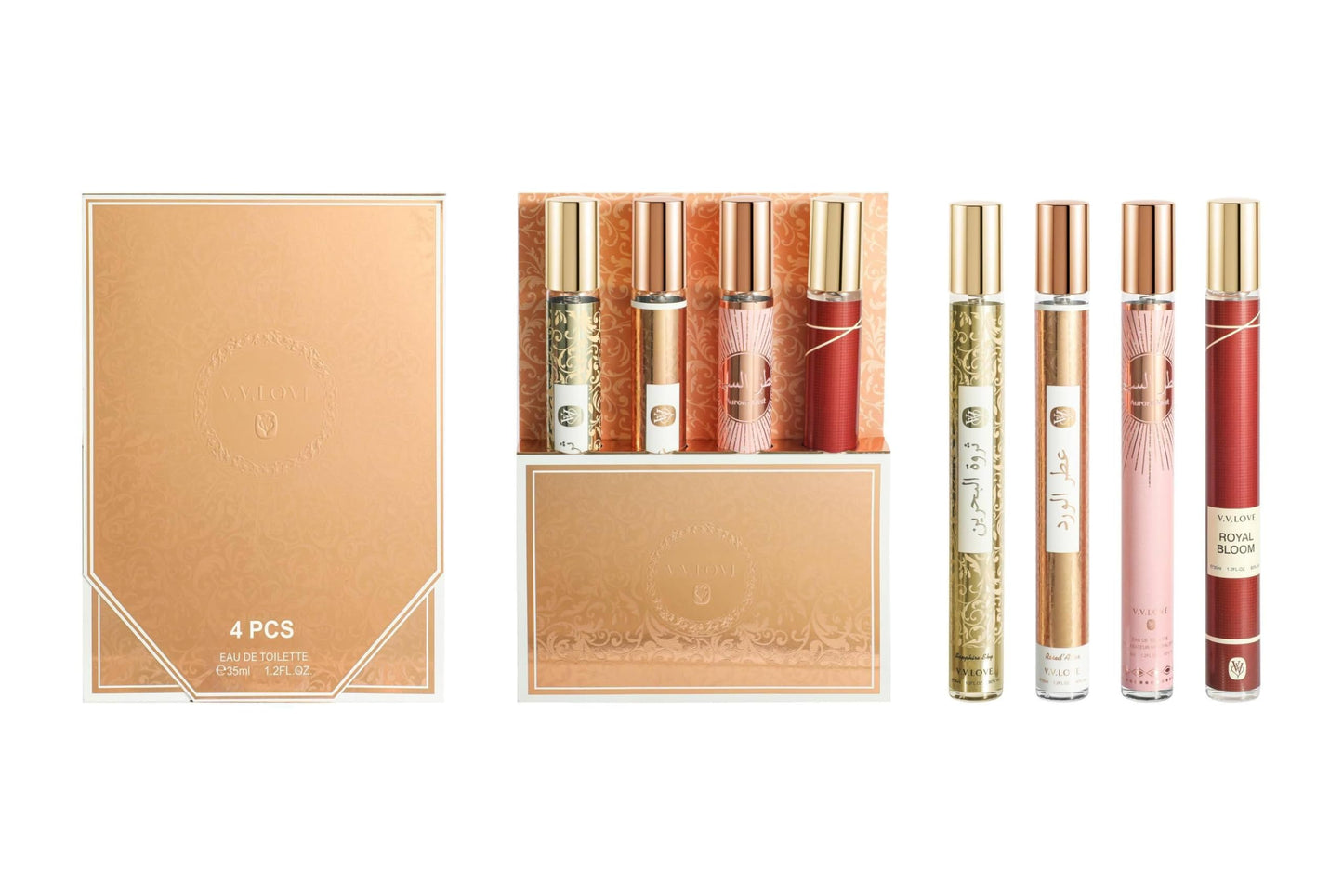 SKY-TOUCH 4-Pack Men's Eau De Parfum Set – 4x35ml Cologne Sampler Gift Set, Travel Size Perfumes for Men, Long-Lasting Fragrance, Ideal for Birthdays, Anniversaries, Christmas