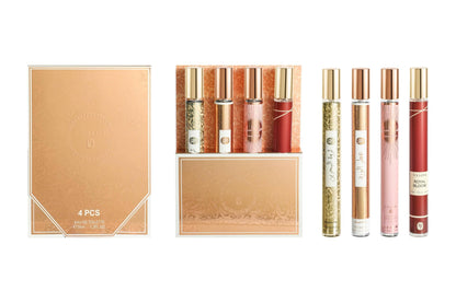 SKY-TOUCH 4-Pack Men's Eau De Parfum Set – 4x35ml Cologne Sampler Gift Set, Travel Size Perfumes for Men, Long-Lasting Fragrance, Ideal for Birthdays, Anniversaries, Christmas